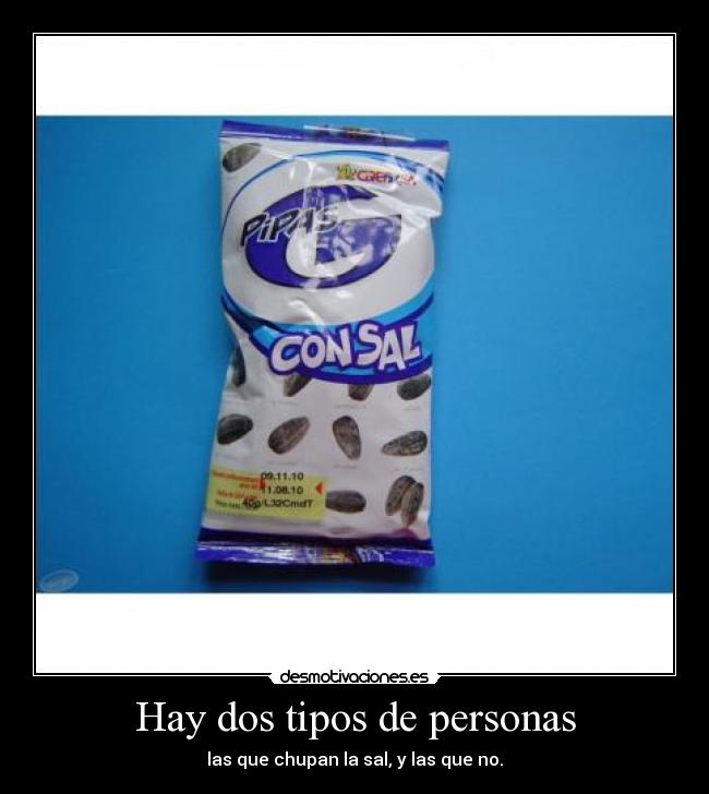 carteles hay dos tipos personas desmotivaciones