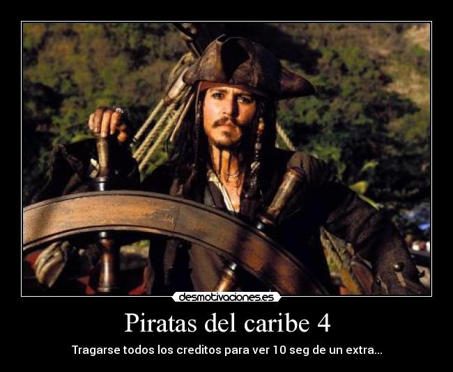 Piratas del caribe 4 -