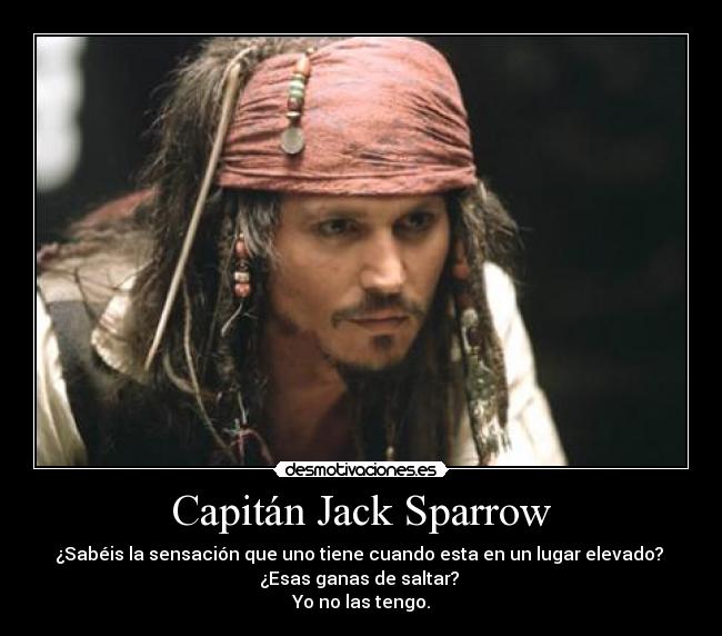 Capitán Jack Sparrow -