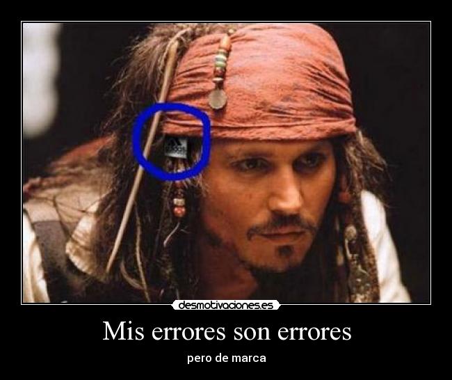 Mis errores son errores -