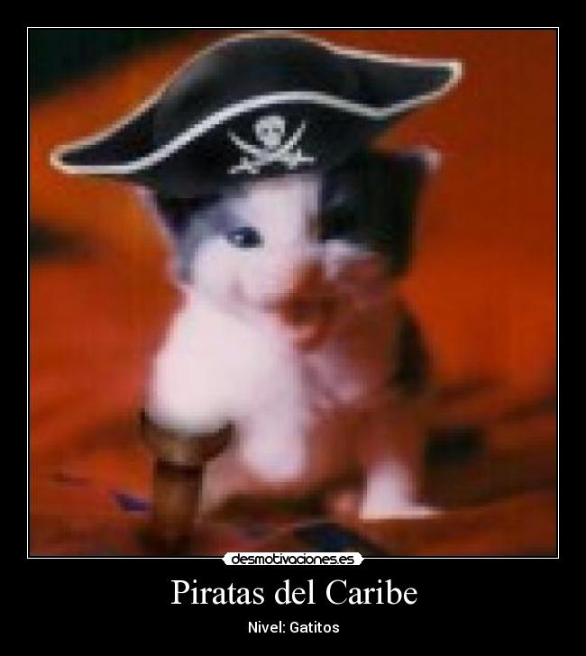 Piratas del Caribe - Nivel: Gatitos