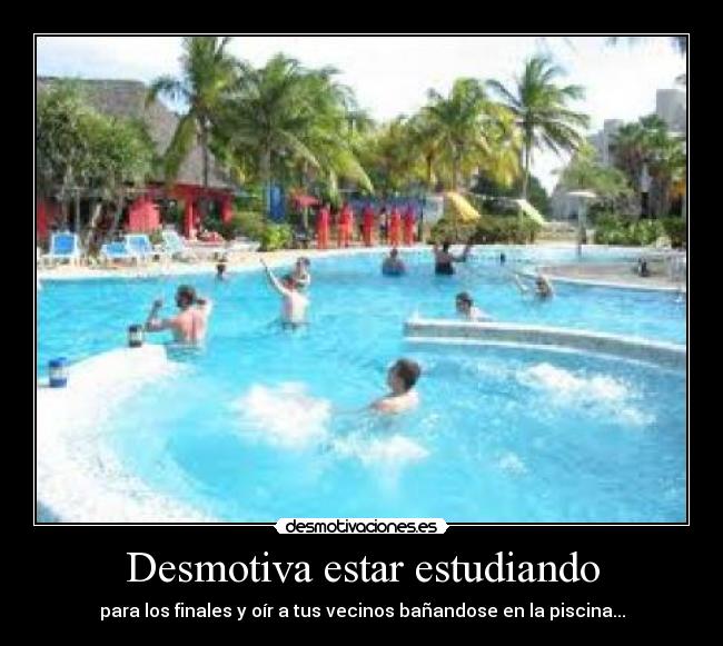 Desmotiva estar estudiando -