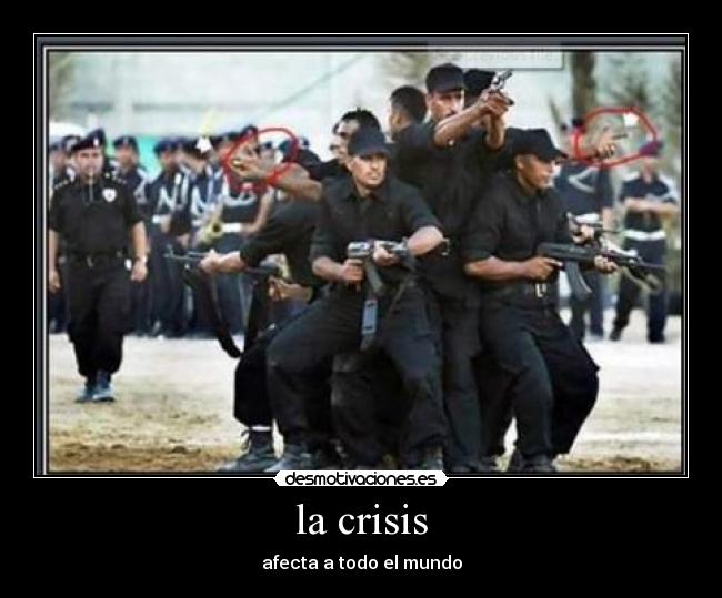 la crisis -