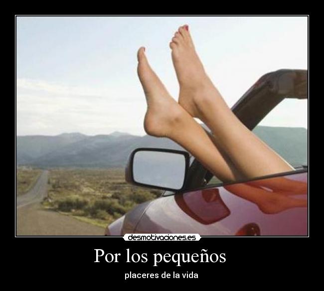Por los pequeños  - placeres de la vida 