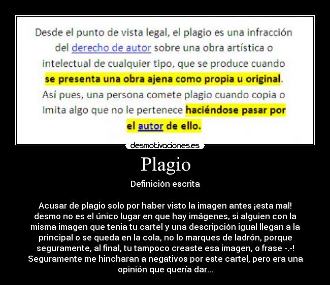 Plagio -