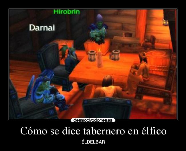 carteles chiste malo taberna elfos desmotivaciones