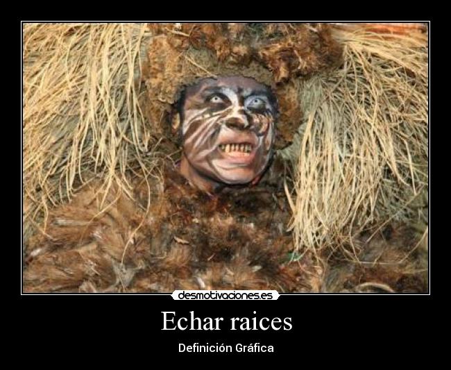 Echar raices - Definición Gráfica