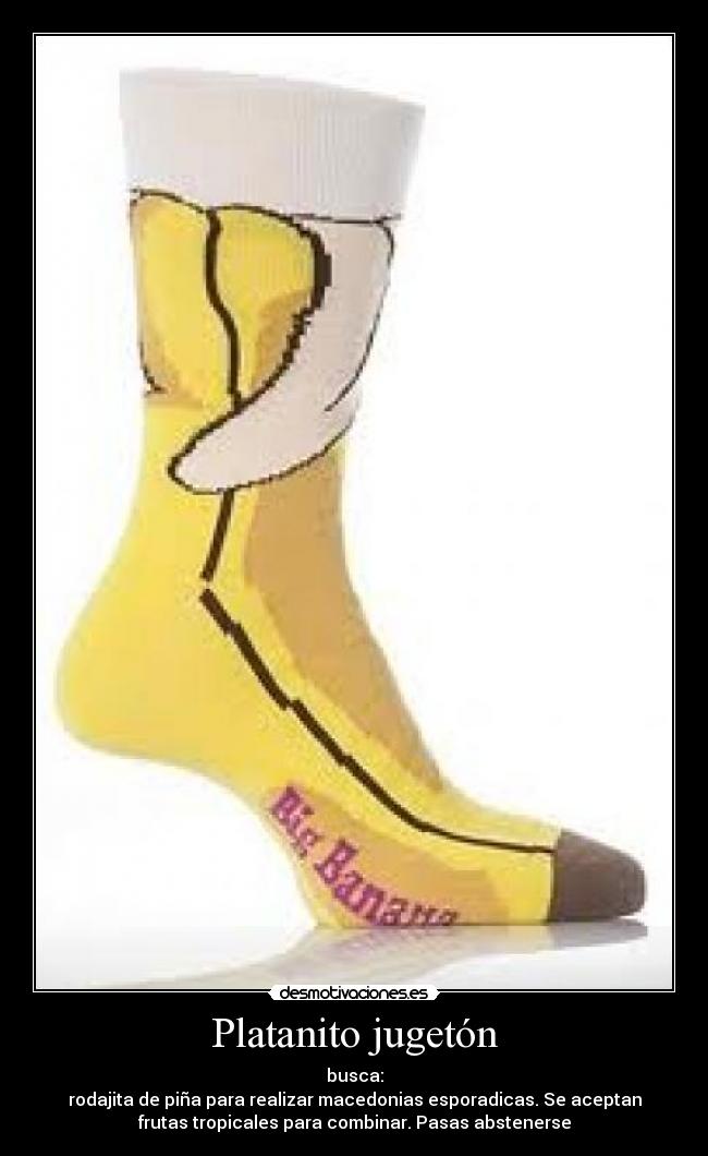 Platanito jugetón -