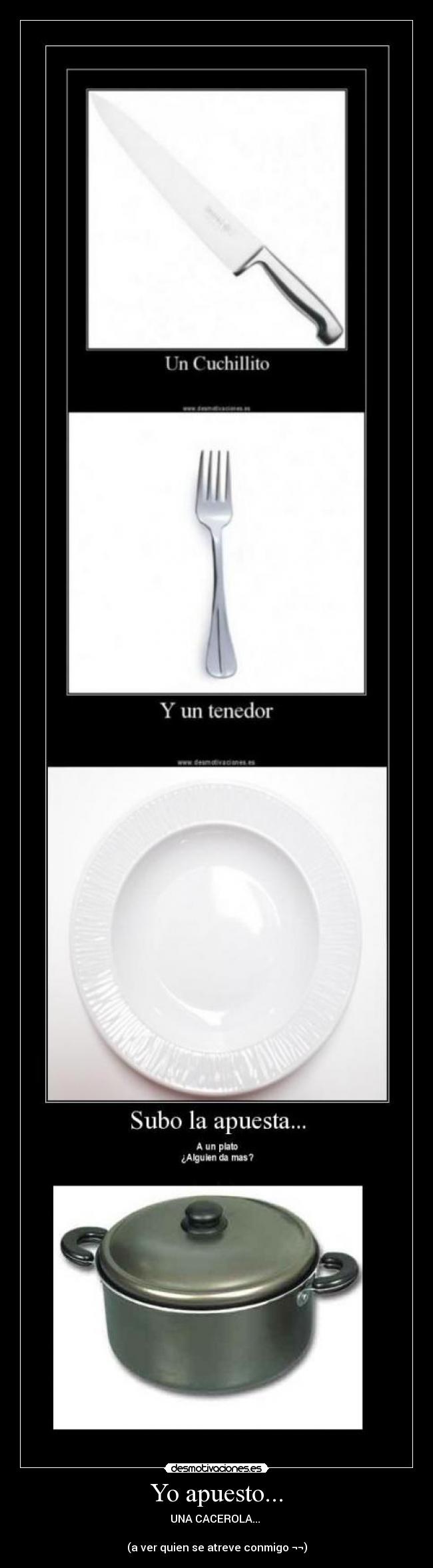 carteles cacerola desmotivaciones