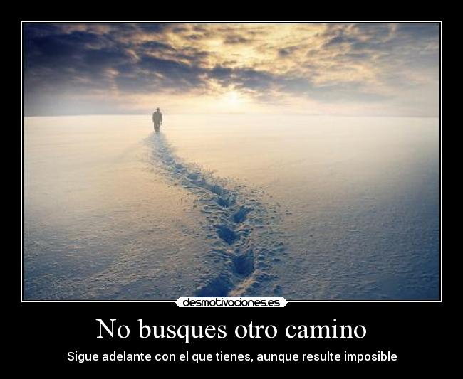 No busques otro camino - 