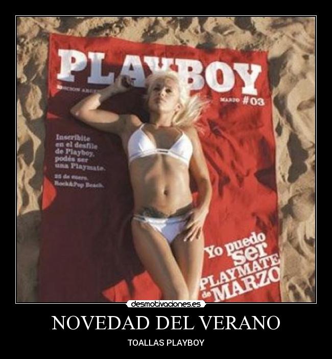 NOVEDAD DEL VERANO - TOALLAS PLAYBOY