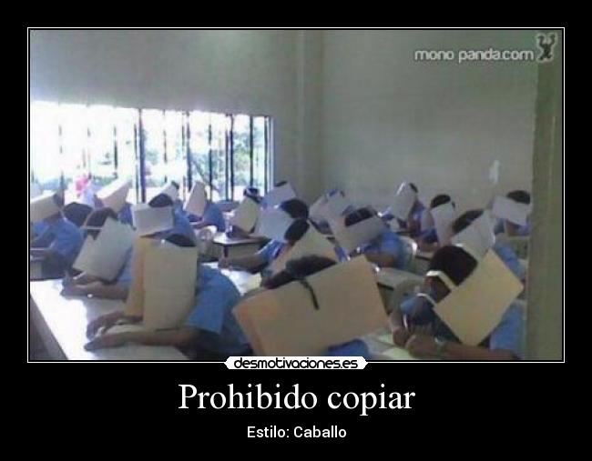 Prohibido copiar - Estilo: Caballo