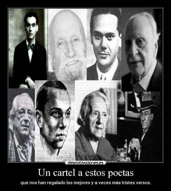 Un cartel a estos poetas - 