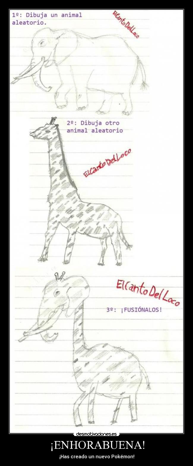 ¡ENHORABUENA! - ¡Has creado un nuevo Pokémon!