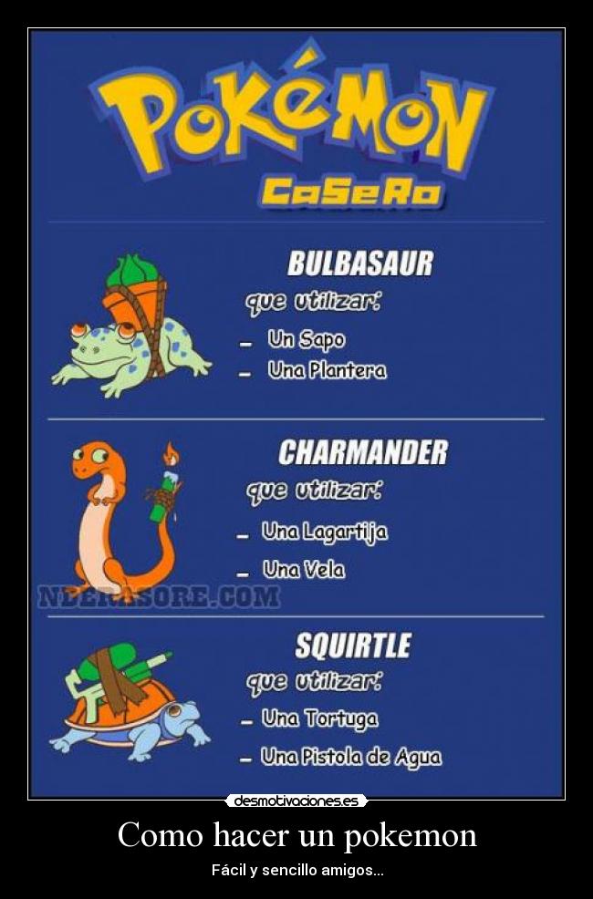 Como hacer un pokemon - Fácil y sencillo amigos...