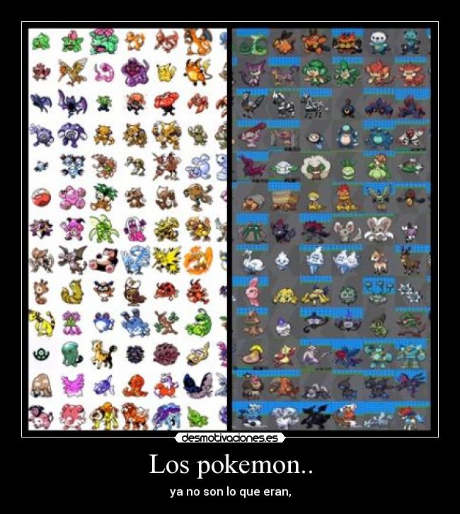 Los pokemon.. -