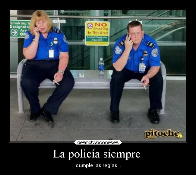 carteles policiafumarsenal desmotivaciones