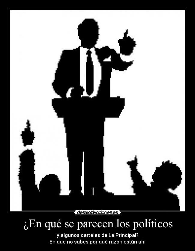 ¿En qué se parecen los políticos - 