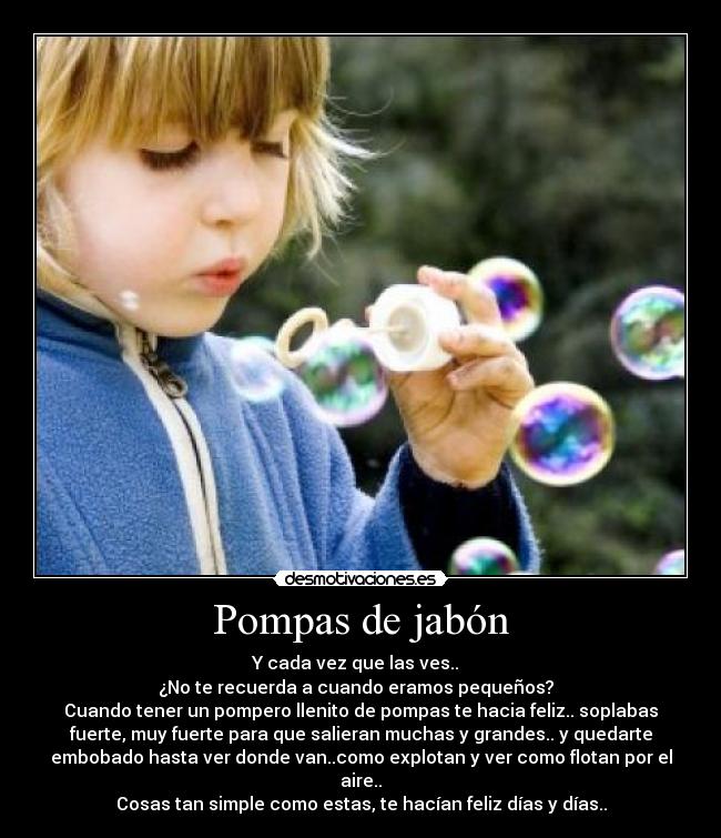 Pompas de jabón -