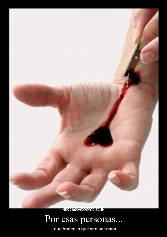 Por esas personas... - 