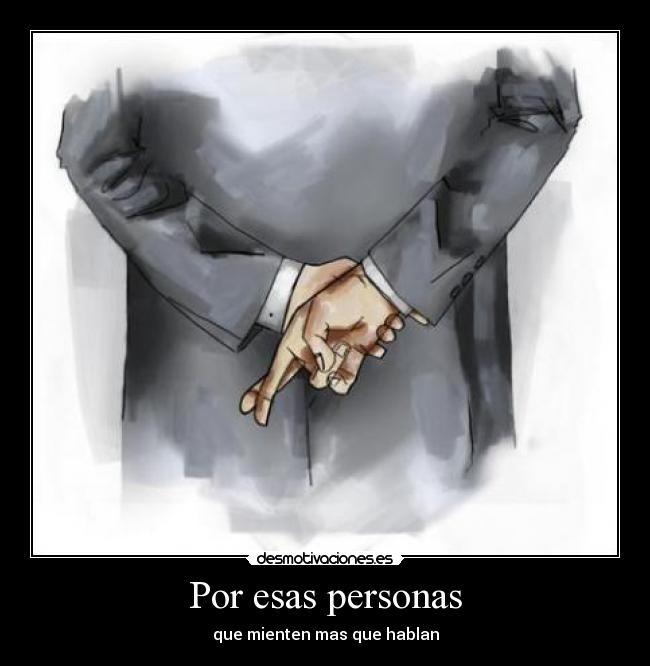 Por esas personas -