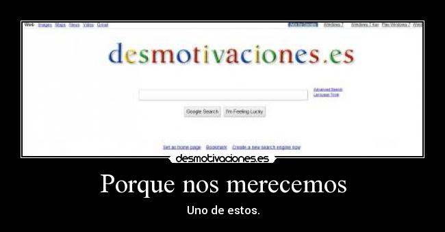 Porque nos merecemos - 