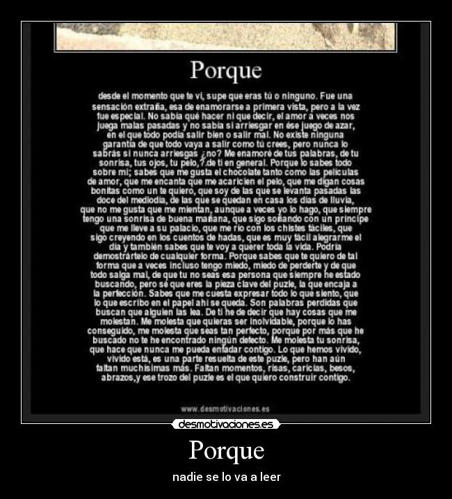 Porque -
