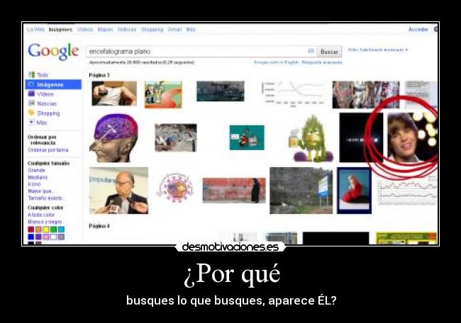 ¿Por qué - busques lo que busques, aparece ÉL?