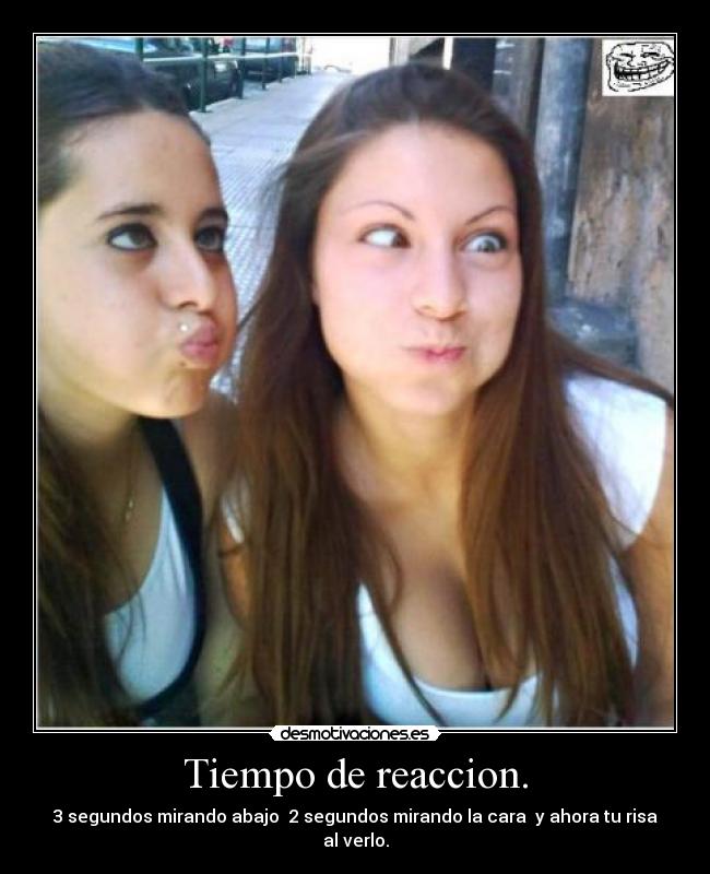 Tiempo de reaccion. -