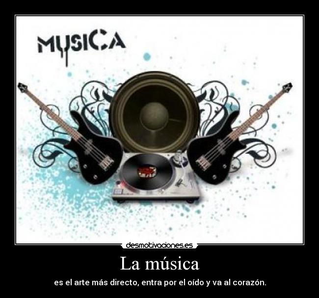 La música -