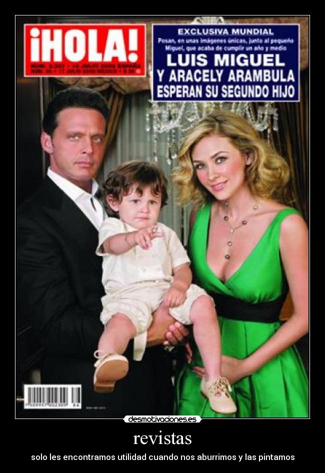 revistas - solo les encontramos utilidad cuando nos aburrimos y las pintamos