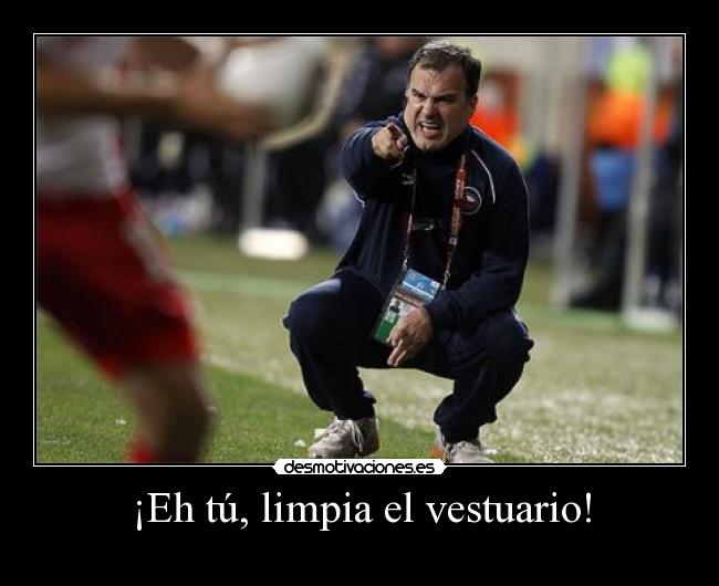 carteles limpia vestuario guarro argentina futbol entrenador desmotivaciones desmotivaciones