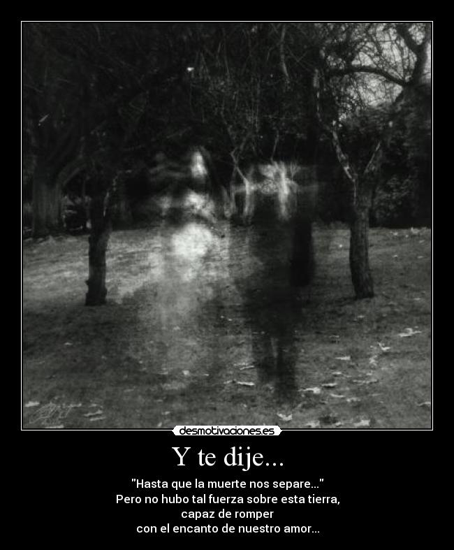 Y te dije... - 