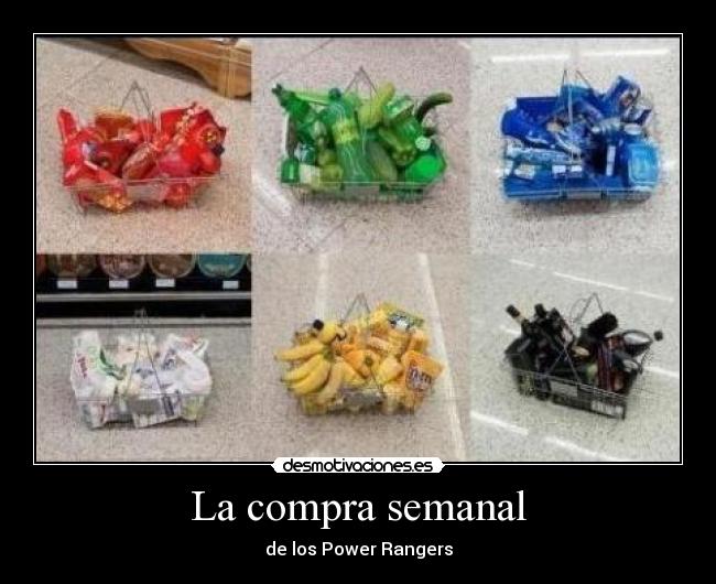 La compra semanal -