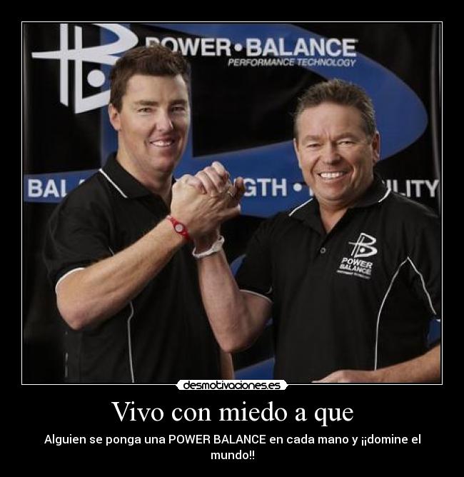 Vivo con miedo a que -