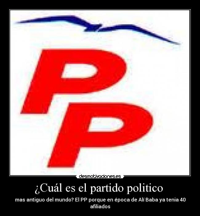 ¿Cuál es el partido politico -