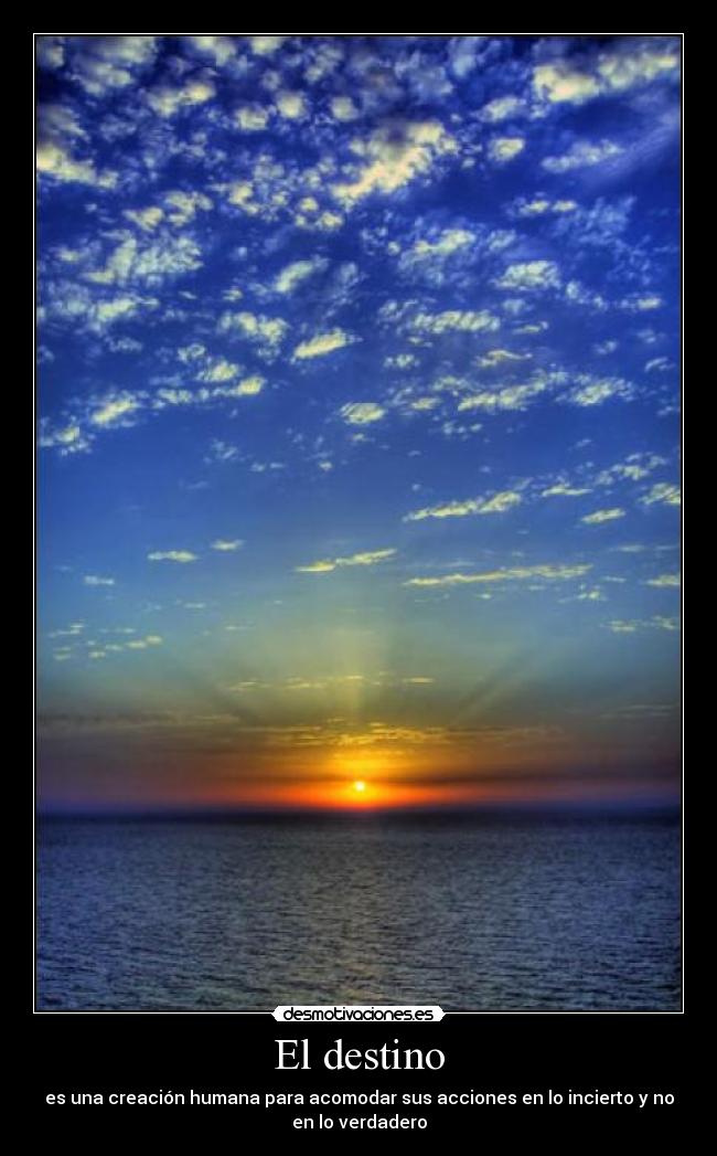 El destino -