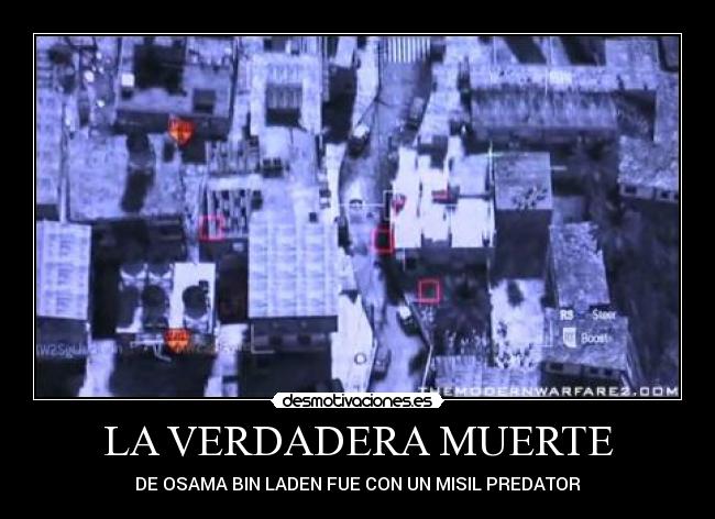 LA VERDADERA MUERTE - DE OSAMA BIN LADEN FUE CON UN MISIL PREDATOR