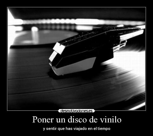 Poner un disco de vinilo - 