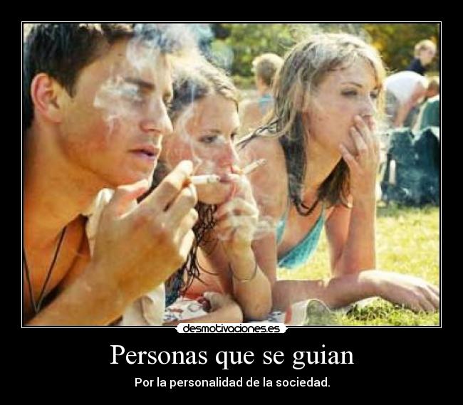 Personas que se guian -