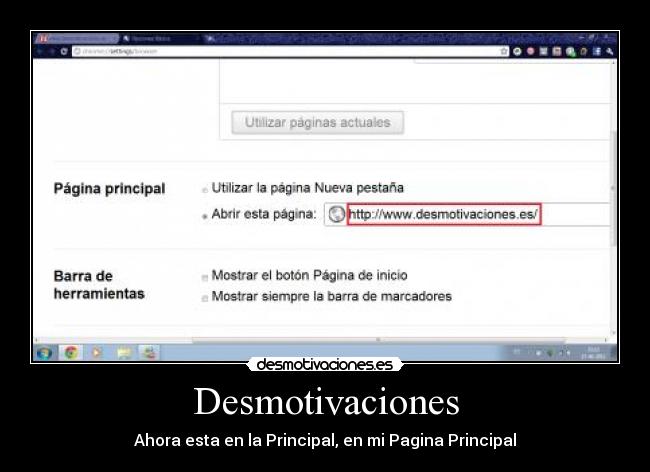 Desmotivaciones - Ahora esta en la Principal, en mi Pagina Principal