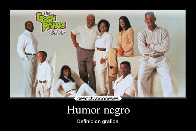 Humor negro - Definicion grafica.