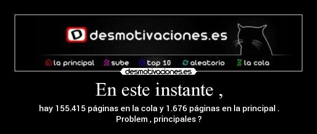 En este instante , -