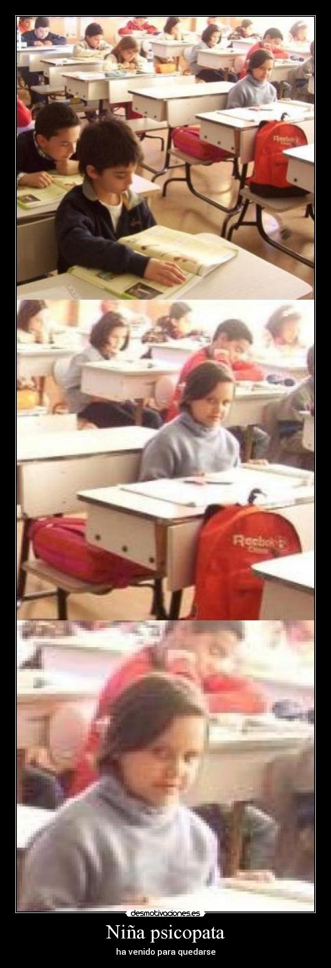 Niña psicopata -