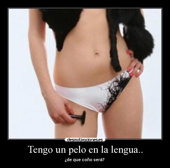 carteles pelo lengua cono desmotivaciones