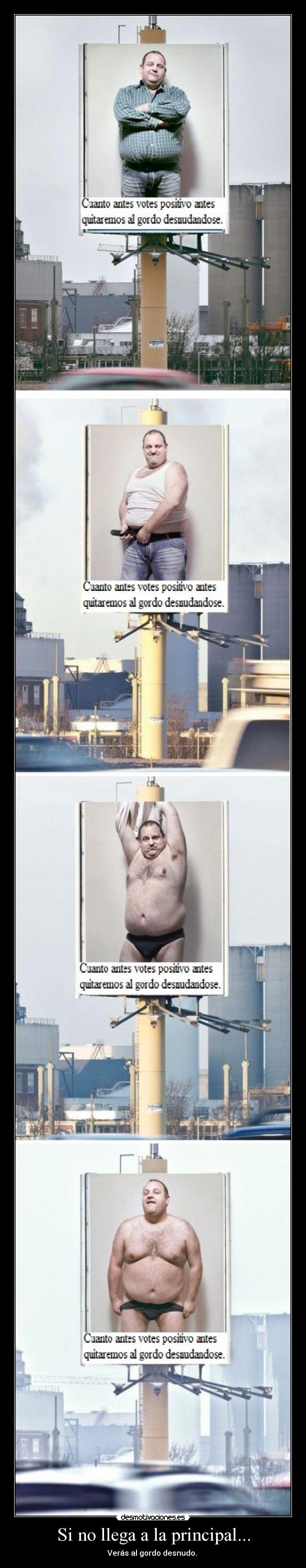 Si no llega a la principal... - 