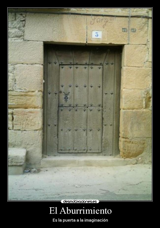 El Aburrimiento - Es la puerta a la imaginación