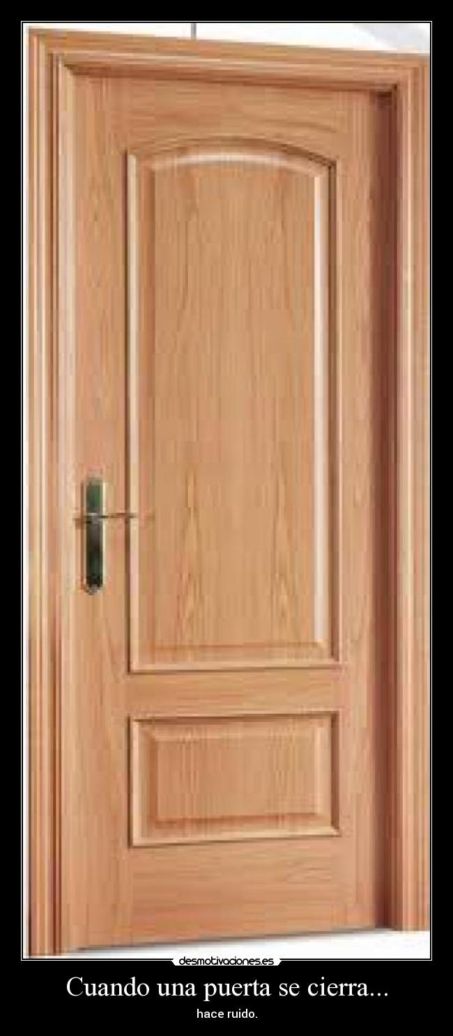 Cuando una puerta se cierra... -