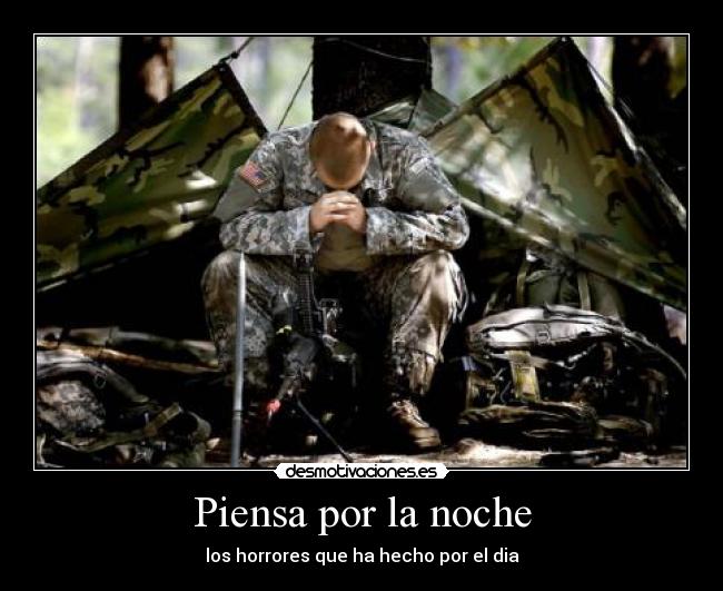 carteles piensa por noche desmotivaciones