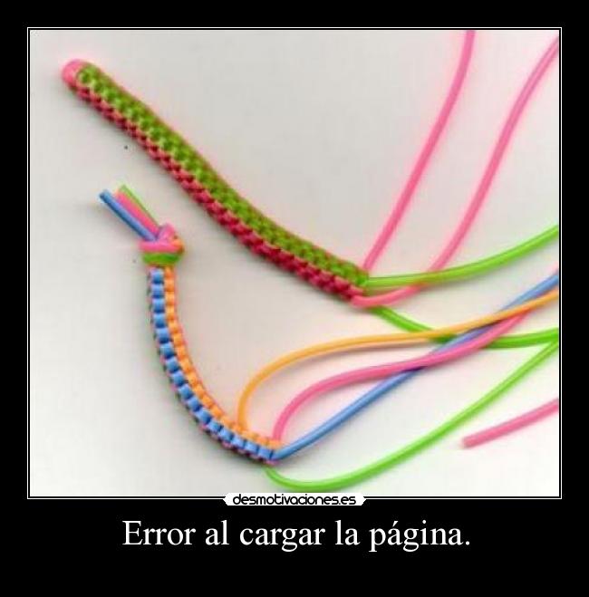 Error al cargar la página. -